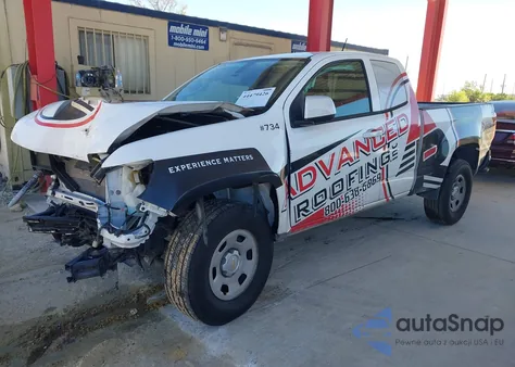 2022 Chevrolet Colorado 2Wd Long Box Wt из США, поврежденный, VIN 1GCHSBEAXN1100702